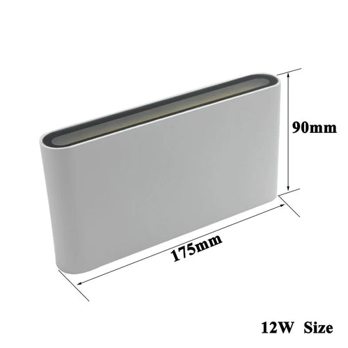 applique murale moderne étanche en aluminium pour extérieur décoratif - vue 5 sur 7