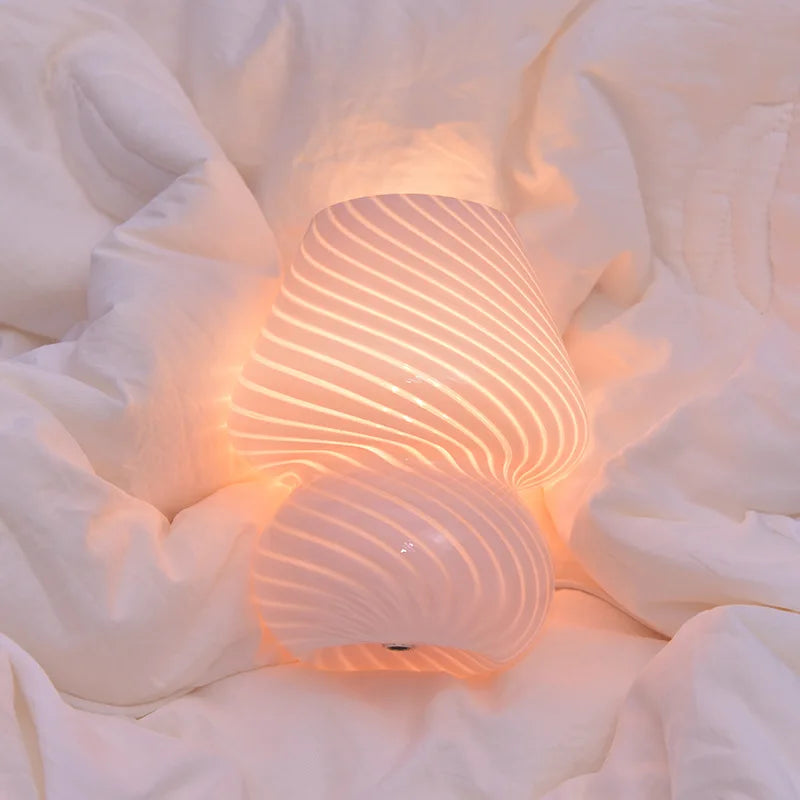 Lampe de bureau LED en verre - vue 4 sur 12