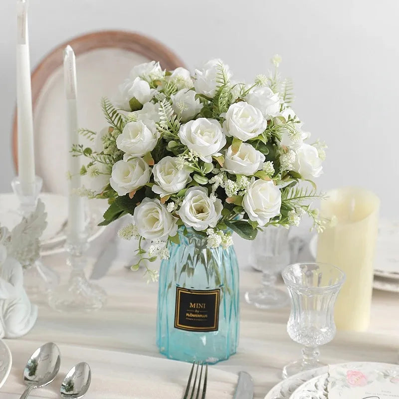 bouquet de pivoines artificielles pour mariage et décoration intérieure - vue 3 sur 15