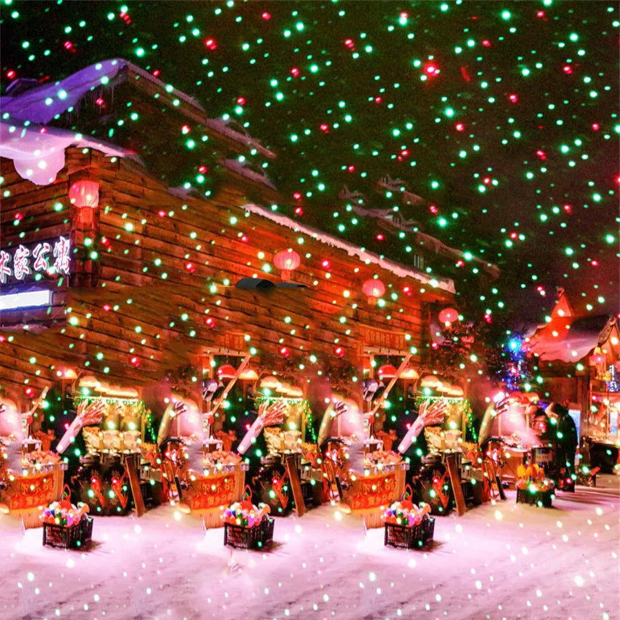 projecteur solaire lumineux pour décorations de noël extérieures - vue 3 sur 6