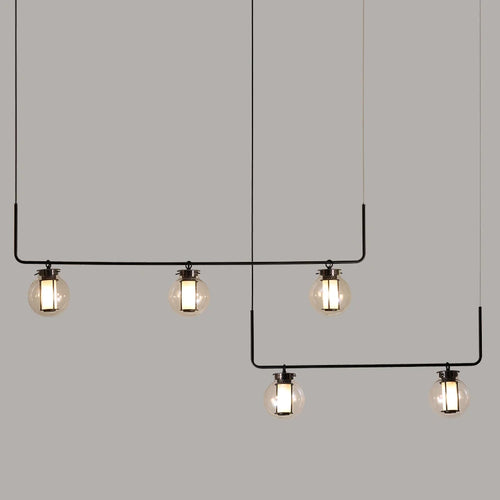 suspension en verre minimaliste pour bar et restaurant - vue 2 sur 9