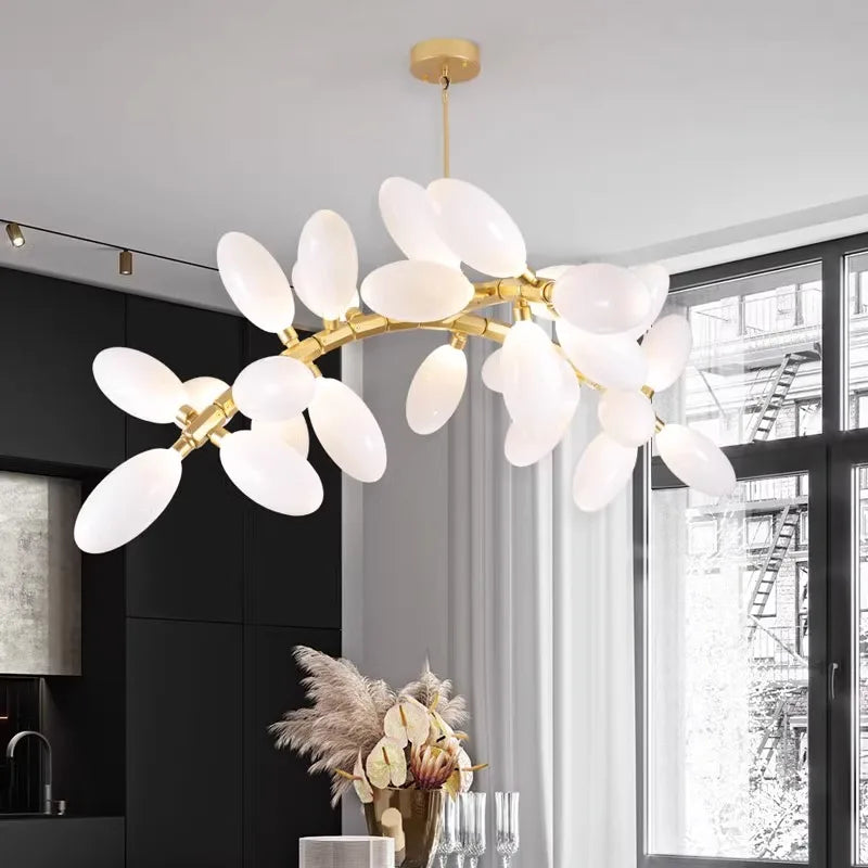 Lustre led au design moderne - vue 4 sur 8