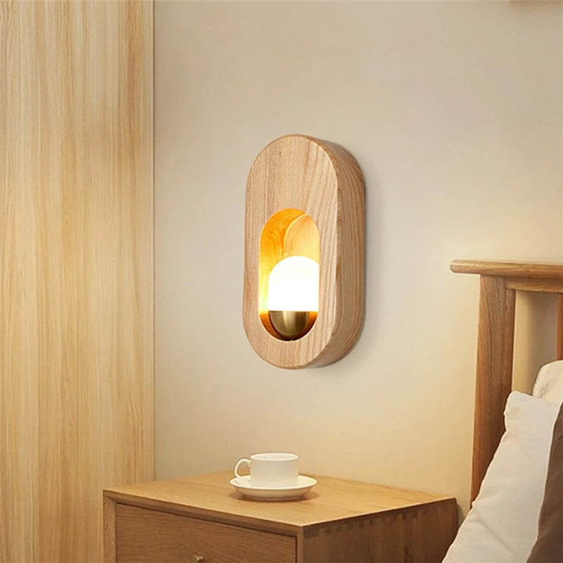 applique murale en bois design nordique pour décoration intérieure - vue 3 sur 9
