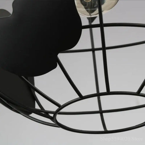 suspension rétro en forme de terre avec éclairage led créatif - vue 7 sur 6