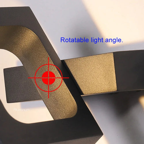 applique murale led moderne rotative pour décoration intérieure - vue 7 sur 12