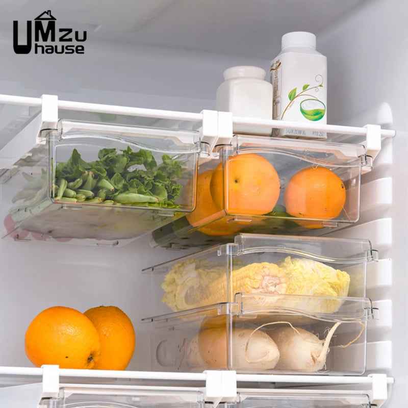 organisateur transparent pour légumes et fruits de cuisine - vue 4 sur 7