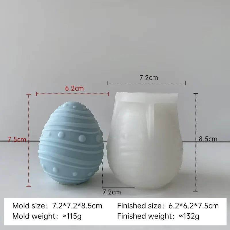 moule à bougie en silicone pour œufs de pâques à créer soi-même - vue 21 sur 21