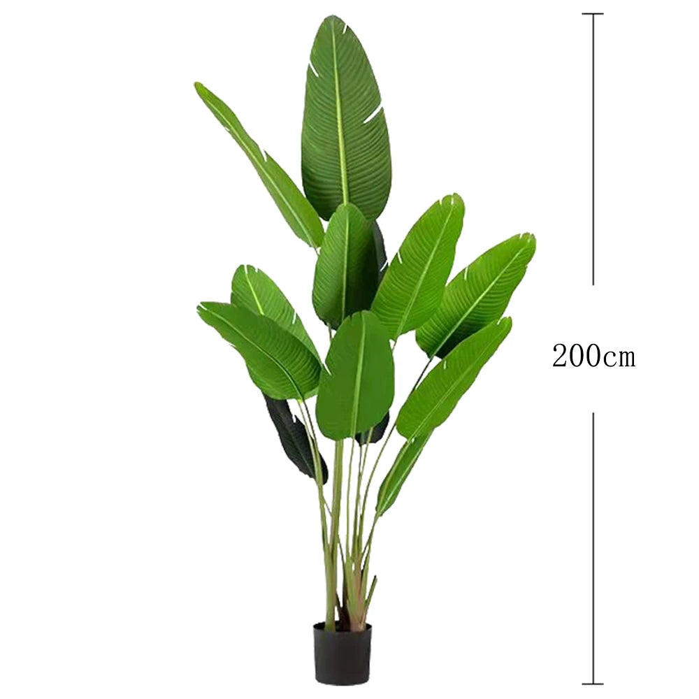 plante artificielle bananier tropicales pour décoration intérieure et bureau - vue 14 sur 14