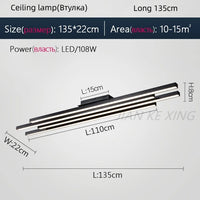 Plafonnier LED en aluminium