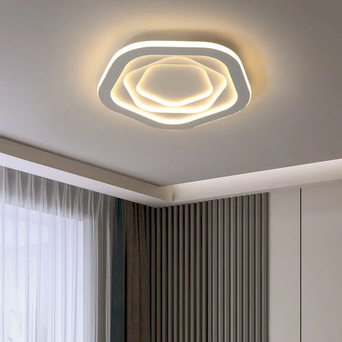 plafonnier moderne minimaliste à lumière led créative ultra mince - vue 4 sur 12