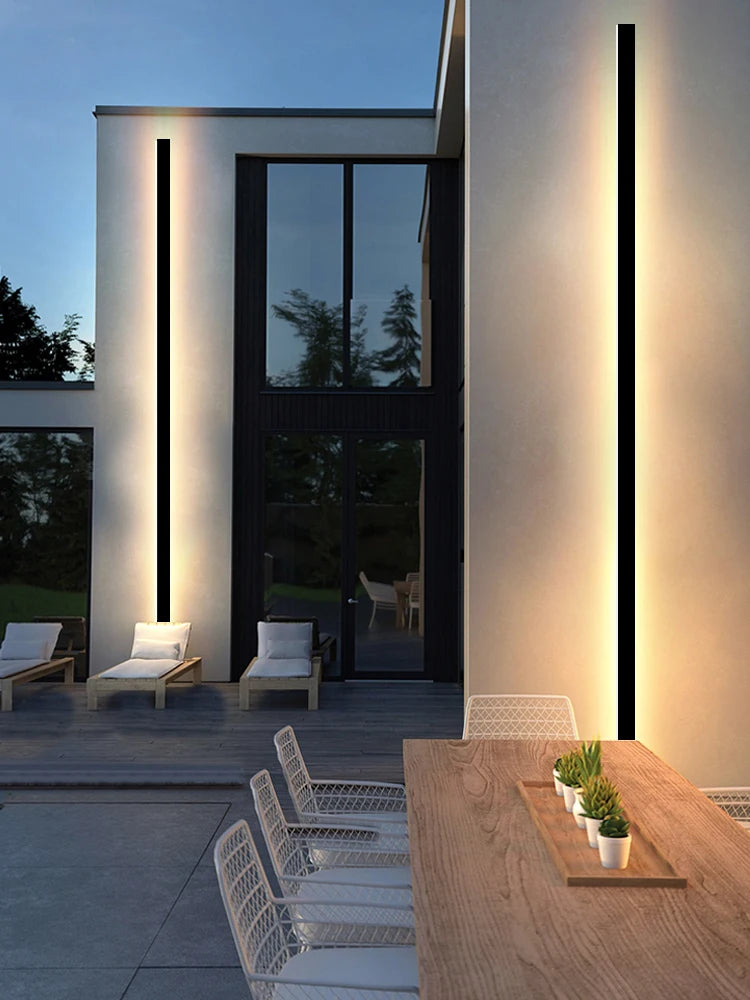 Applique murale longue LED étanche ip65 - vue 2 sur 6