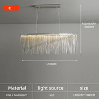 suspension design minimaliste avec pompon pour intérieur moderne