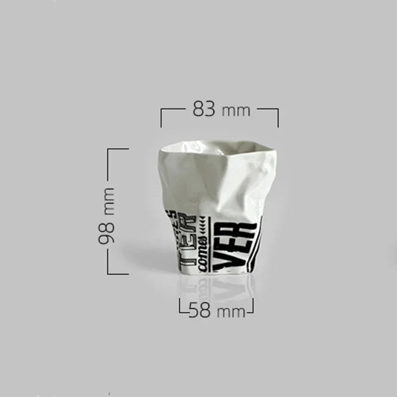 accessoires en céramique d'art origami pour salle de bain haut de gamme - vue 6 sur 15