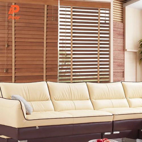Store venitien bois sur mesure occultant moderne fenetre - vue 6 sur 6