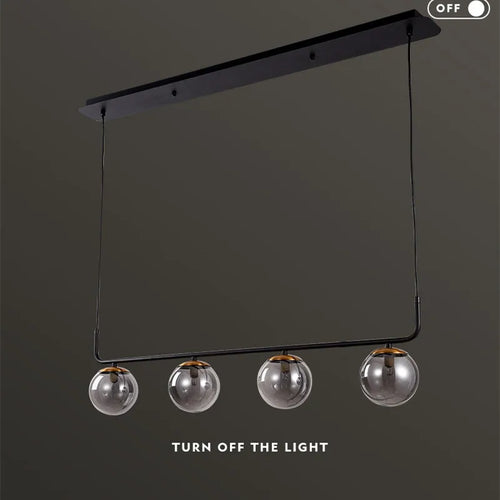 lustre moderne design nordique suspendu pour intérieur élégant - vue 3 sur 7