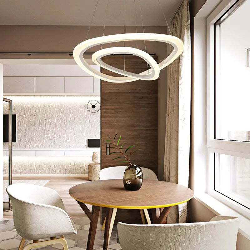 suspension moderne à led pour décoration intérieure élégante - vue 3 sur 11