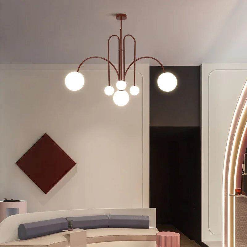 suspension led style italien pour décoration moderne et élégante - vue 4 sur 12