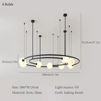 suspension moderne créative pour décoration intérieure élégante