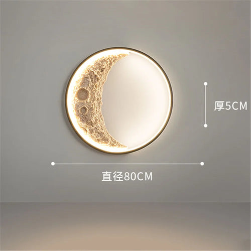 applique murale led ronde post-moderne design pour décoration intérieure - vue 5 sur 10