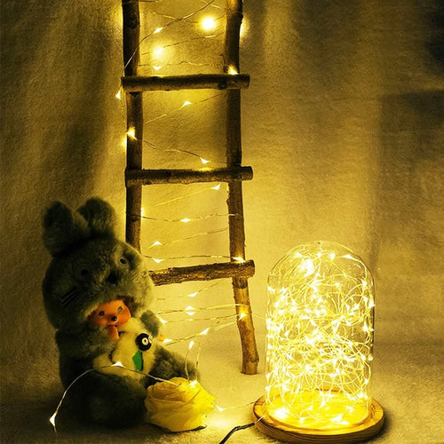 lot de 6 guirlandes lumineuses à led pour fêtes et Noël - vue 5 sur 6
