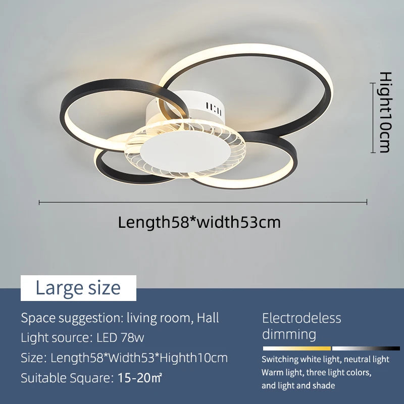 plafonnier led moderne design pour intérieur livraison gratuite - vue 9 sur 10
