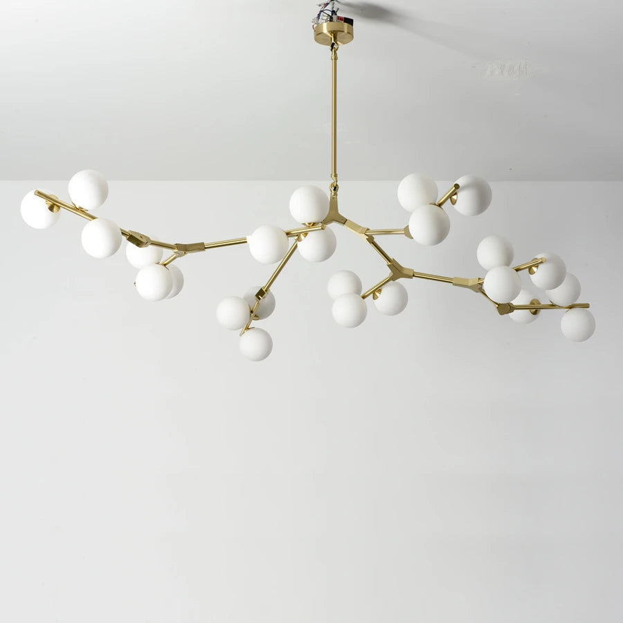 suspension en verre moléculaire style post-moderne pour intérieur élégant - vue 4 sur 11