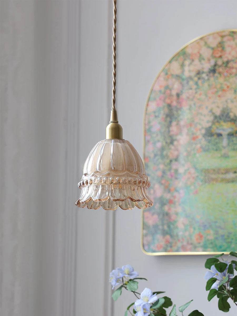 lustre moderne en verre pour éclairage intérieur vintage - vue 4 sur 12