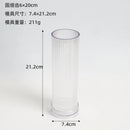 moule cylindrique à rayures pour fabrication de bougies en acrylique