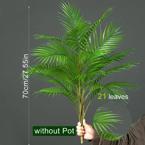 plantes artificielles tropicales grand palmier pour décoration intérieure et extérieure - vue 10 sur 9