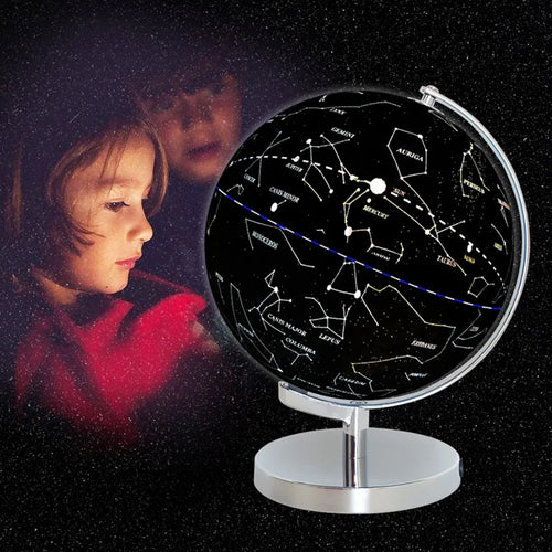 globe terrestre lumineux éducatif avec support pour géographie - vue 2 sur 6