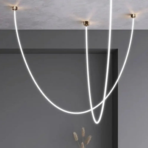 lustre minimaliste sandyha en ligne art design led - vue 3 sur 10