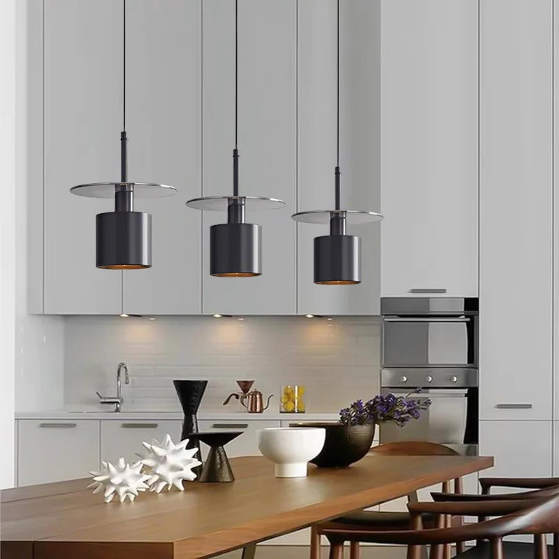 suspension en laiton noir avec cordon réglable pour intérieur - vue 2 sur 6