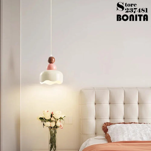 suspension florale style crème pour une ambiance chaleureuse - vue 4 sur 8