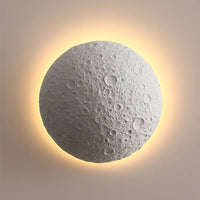 applique murale décorative lune design créatif éclairage led moderne