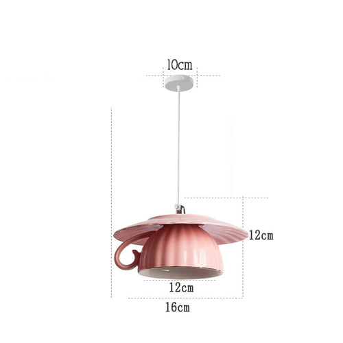 suspension moderne en céramique led théière pour cuisine - vue 27 sur 30