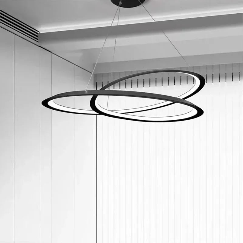 Lustre LED suspendu au design moderne - vue 5 sur 15
