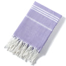serviette de plage turque rayures franges sechage rapide