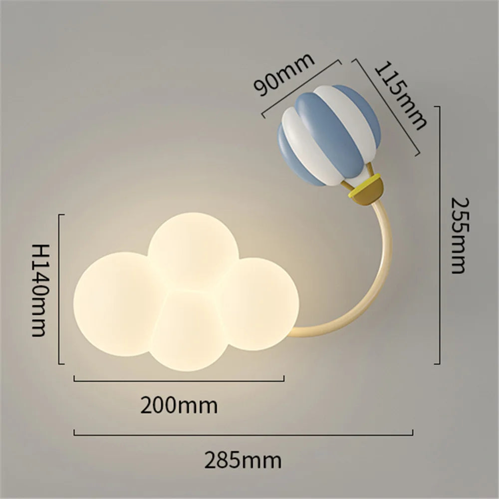 applique murale led avion pour enfants décorative et ludique - vue 12 sur 12