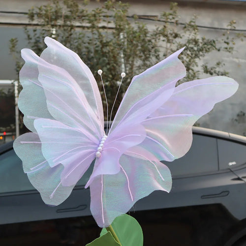 fond de papillon en maille pour mariage et fête - vue 10 sur 10