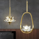 Suspension LED en cristal Zen