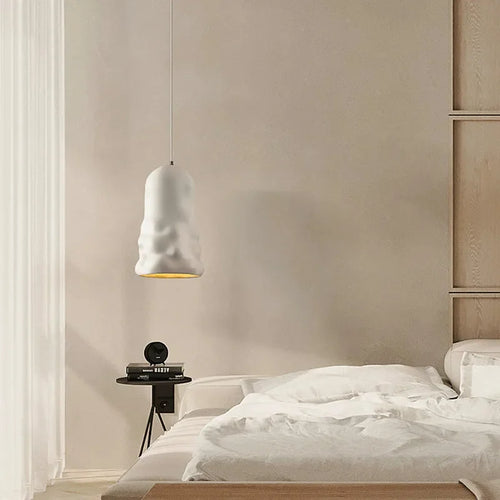 Nordic Wabi Sabi Dining Room Pendant Lights French Creamy Wind Loft Bedroom Cafe Chandelier Lamp Bar Table LED Home Decor Lamps - vue 7 sur 10