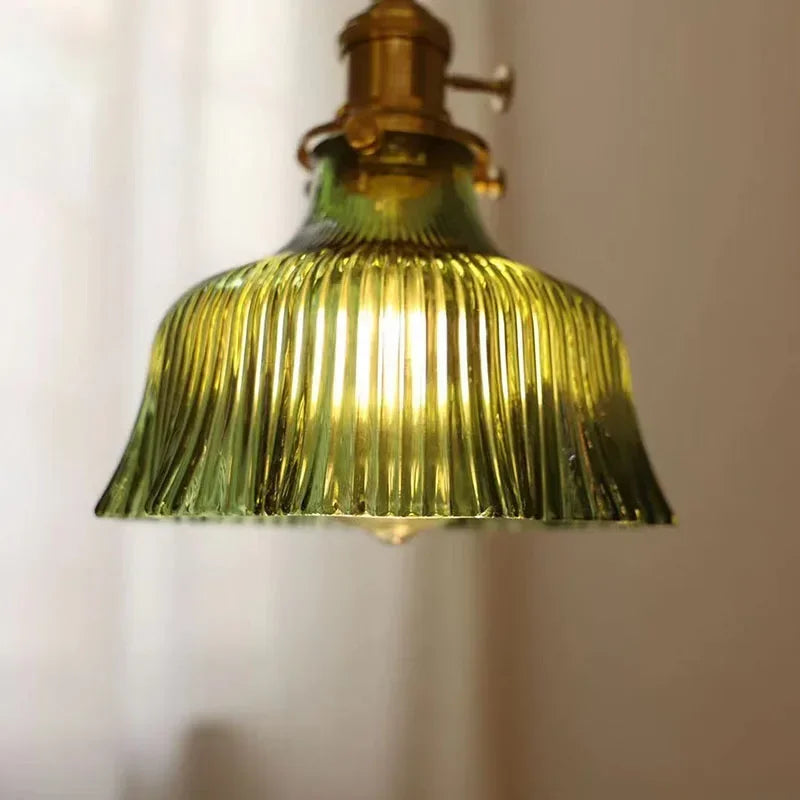 suspension led en verre nordique décoration intérieure moderne - vue 6 sur 8