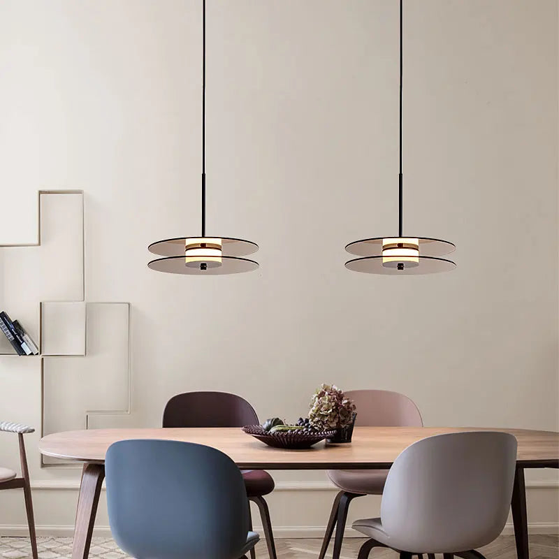 Suspension LED nordiques en verre créatif - vue 4 sur 12
