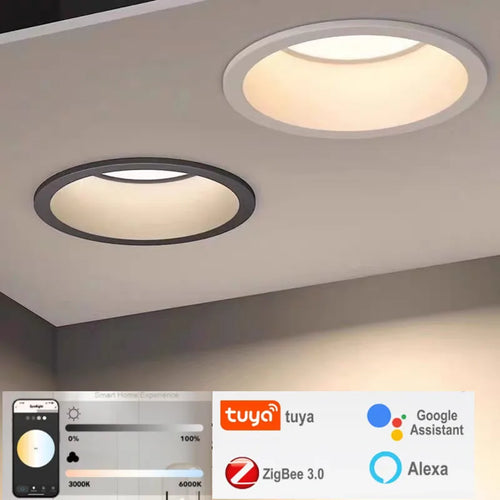 plafonnier led zigbee 30 éclairage intérieur intelligent à intensité variable - vue 2 sur 8