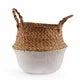 paniers de rangement en bambou pliables pour jardin et pot de fleurs - vue 11 sur 11