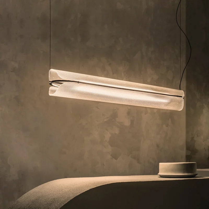 lampe led moderne à suspension réglable pour bar et bureau - vue 1 sur 12