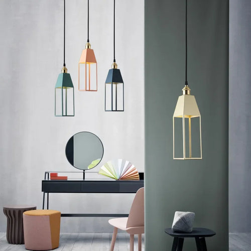 Modern Pendant Lamp Creative Nordic Style Macaron E27 Hanging Dining Living Bedroom Bedside Bar Table Kitchen Island Decor Light - vue 3 sur 12