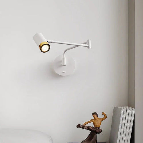 lampe de chevet moderne télescopique design créatif minimaliste - vue 5 sur 10