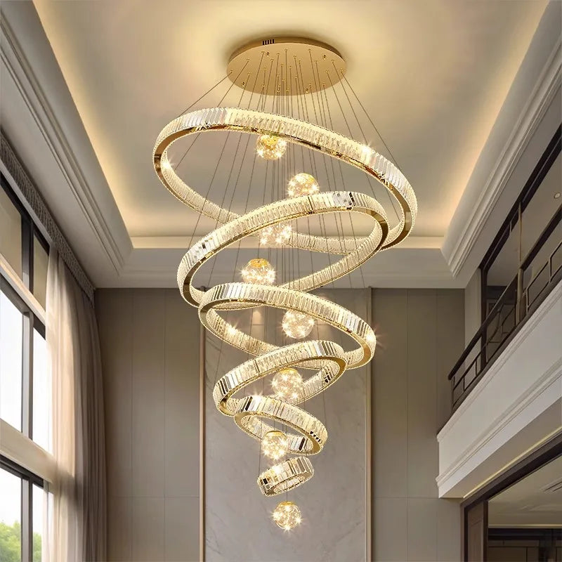 lustre moderne led pour éclairage intérieur suspendu - vue 4 sur 11