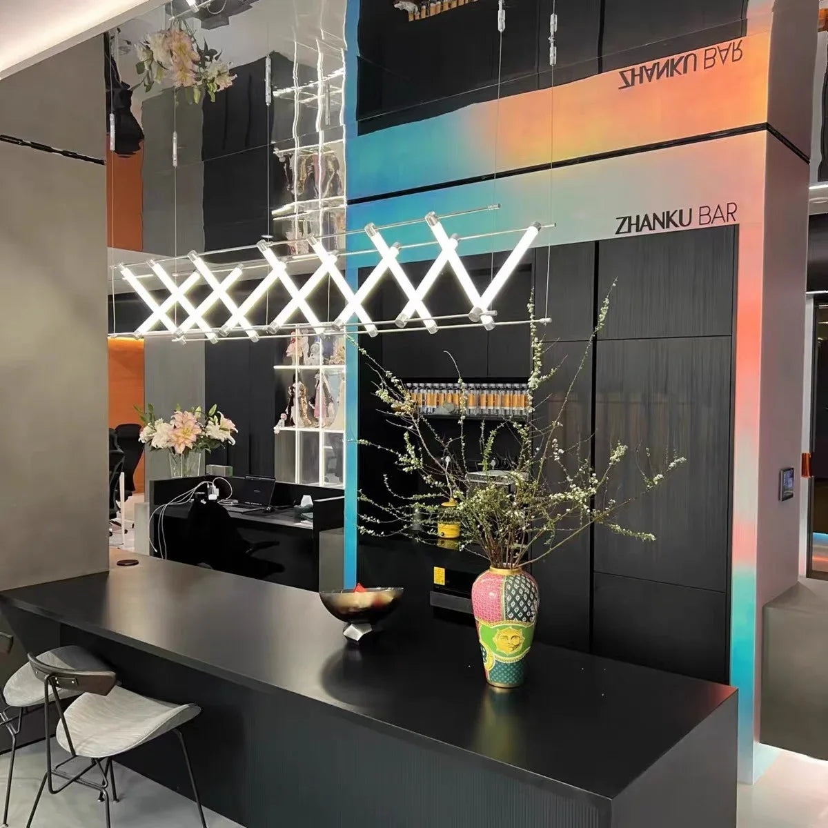 suspension led pour restaurant et cuisine design moderne - vue 4 sur 6